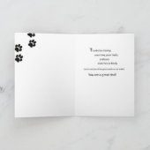 Vom Spaß der Tageszeitung "Hunde" Karte (Innenseite)