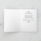 Vom Sponsor bei der Bestätigung Individuelle Name Karte (Innenseite)