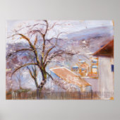 Vom Stadtrand von Paris, Hugo Simberg Poster (Vorne)