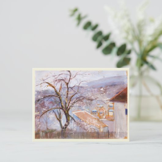 Vom Stadtrand von Paris, Hugo Simberg Postkarte (Stehend Vorderseite)