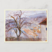 Vom Stadtrand von Paris, Hugo Simberg Postkarte (Vorderseite)