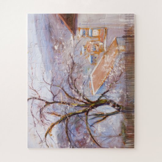 Vom Stadtrand von Paris, Hugo Simberg Puzzle (Vertikal)