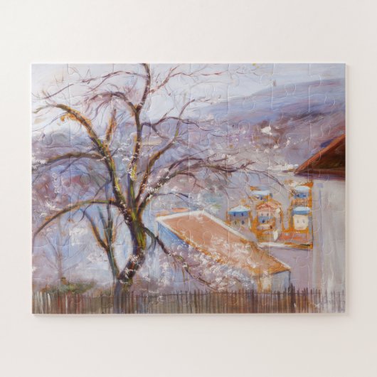 Vom Stadtrand von Paris, Hugo Simberg Puzzle (Horizontal)