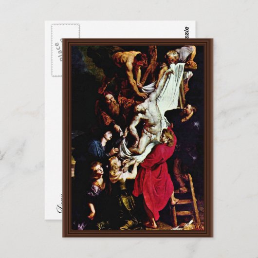 Vom Triptychener Zentralpanel aus: Überqueren Postkarte (Vorne/Hinten)