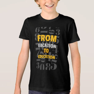 Vom Urlaub bis zur Bildung Schule Tri-Blend Shirt