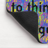 vom Waisenschwarzen fange ich an zu denken, dass Mousepad (Ecke)