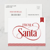 Vom Weihnachtsfeiertag bis zur Postkarte (Vorne/Hinten)