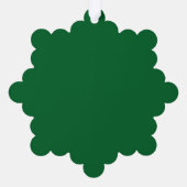 Vom Weihnachtsklaus Niedliches Weihnachtsgeschenk Ornament Karte (Rückseite)