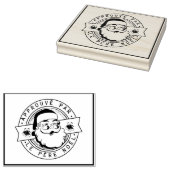 Vom Weihnachtsmann genehmigte Stempelkissen Gummistempel (Stempel)