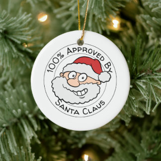Vom Weihnachtsmann Niedlicher Cartoon Weihnachten Keramik Ornament