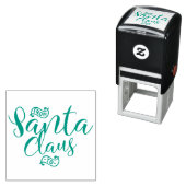 Vom Weihnachtsmann | Stilvolle Pinselschrift Typog Permastempel (Beispiel)