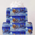 Vom Weihnachtsmann, um den Namen Weihnachtsfeierab Geschenkpapier<br><div class="desc">Vom Weihnachtsmann,  um den Namen des Kindes Weihnachtswrapping Paper hinzuzufügen</div>