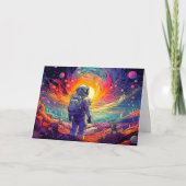 Vom Weltraum und über die Illustration hinaus Karte (Vorderseite)