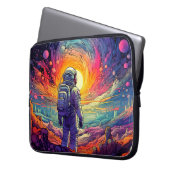 Vom Weltraum und über die Illustration hinaus Laptopschutzhülle (Vorderseite Links)