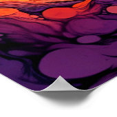 Vom Weltraum und über die Illustration hinaus Poster (Ecke)