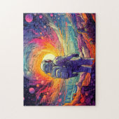 Vom Weltraum und über die Illustration hinaus Puzzle (Vertikal)