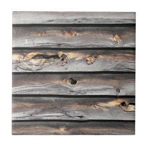 vom Wetter als alter Holzhintergrund signiert Fliese