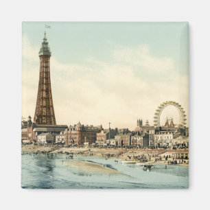 Vom zentralen Pier Blackpool, England Magnet