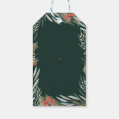 Vom/zum Winter-Foliage Weihnachtsmarken Foto Geschenkanhänger (Rückseite)