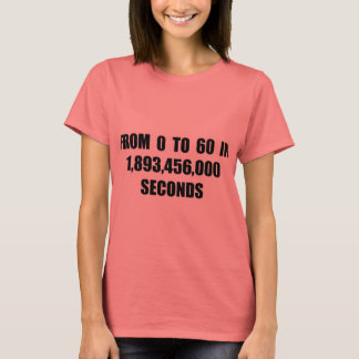 Von 0 bis 60 in Sekunden T-Shirt