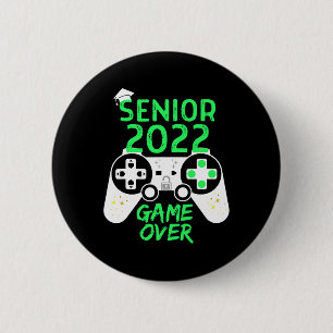 Von 2022 Senior-Videospiel über Schulgamer-Grün Button