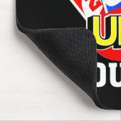 von 2024 Uno Out Senior 2024 Abschluss Lehrer Stu Mousepad (Ecke)