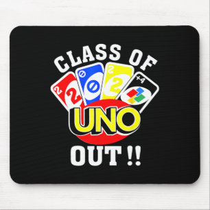 von 2024 Uno Out Senior 2024 Abschluss Lehrer Stu Mousepad