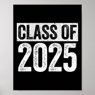 von 2025 Senior 2025 Abschluss Shirt Poster