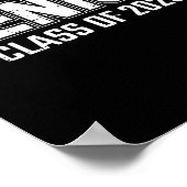 Von 2025 Senior Abschluss High School Uni Grad Poster (Ecke)