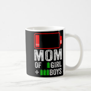 von 3 Jungen 1 Mädchen Geschenk von Kindermüttern  Kaffeetasse