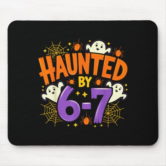 Von 67 Funny Six Seven Meme Soky Geist heimgesucht Mousepad (Vorne)