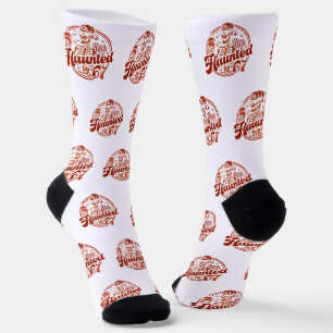 Von 67 heimgesucht Lustiges Halloween Six Seven 67 Socken