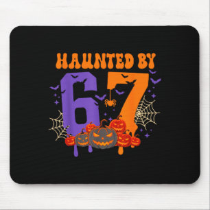 Von 67 heimgesucht – Lustiges Six Seven Meme 6 7 H Mousepad