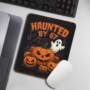 Von 67 lustigen Geistern und Kürbissen Halloween h Mousepad