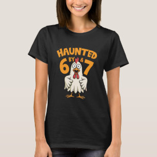 Von 67 lustigen Hühner-Halloween-Kostüm-T-Shirt he T-Shirt
