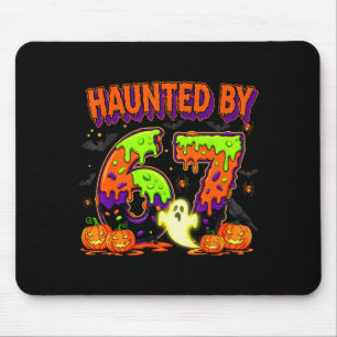 Von 67 lustigen Six Seven Drip spooky Geist Heimge Mousepad