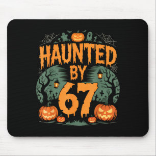 Von 67 Meme Halloween-Kürbis heimgesucht  Mousepad