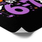 Von 67 Six Seven Meme heimgesucht  Poster (Ecke)