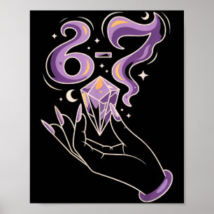 Von 6-7 Rauchmädchen Hexenhand Kristallhalle heimg Poster