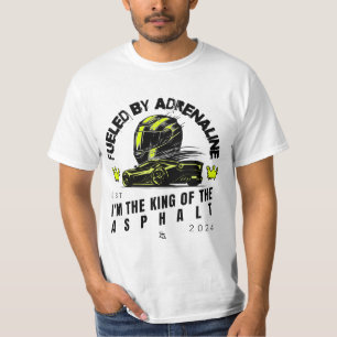 Von Adrenalin angeregt - Fett dynamisches Design T-Shirt