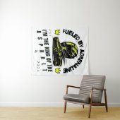 Von Adrenalin angeregt - Fett dynamisches Design Wandteppich (Beispiel (Horizontal))