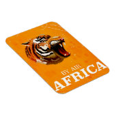 Von Air Africa Reiseplakat Magnet (Rechte Seite)