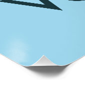 Von Air Verona Italien Retro-Reiseplakat. Metal Pr Poster (Ecke)