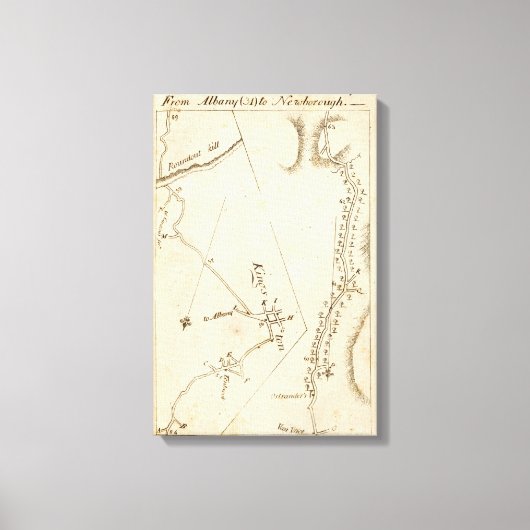 Von Albany nach Newborough 31 Leinwanddruck (Vorderseite)
