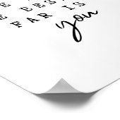 Von allen Dingen, die meine Hände am besten gehalt Poster (Ecke)