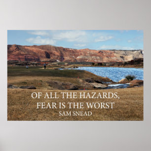 Von allen Gefahren ist Furcht das schlechteste Poster