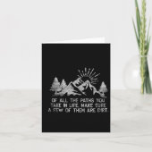 Von allen Pfaden, die Sie in den Wald wandern und Karte (Vorderseite)