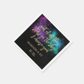 Von allen Sternen am Himmel, die ich dir auswähle, Serviette (Ecke)