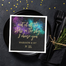 Von allen Sternen am Himmel, die ich dir auswähle, Serviette