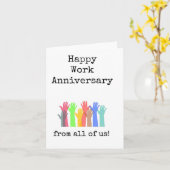 Von allen von uns, Arbeit Jubiläumskarte Karte (Gelbe Blume)